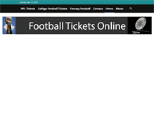 Tablet Screenshot of footballticketsonline.com